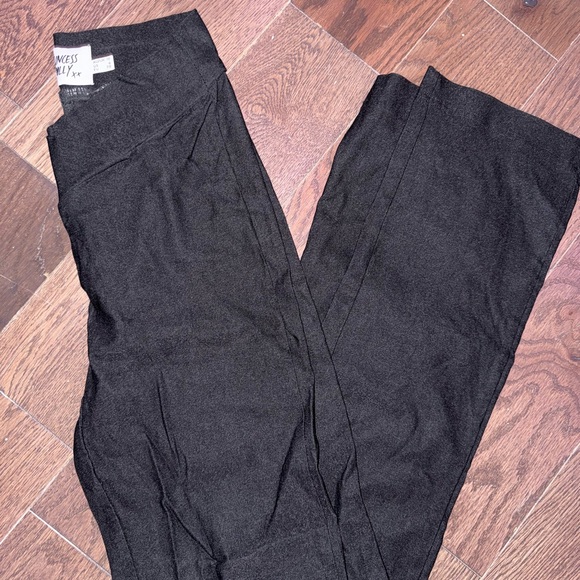 Princess Polly Black High-Waisted Pants - Picture 1 of 3